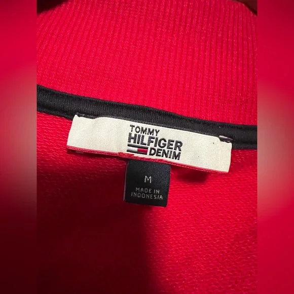 Tommy Hilfiger Vintage Y2K 90s Red White Blue Patriotic Long Sleeve Dress Retro - Picture 4 of 8